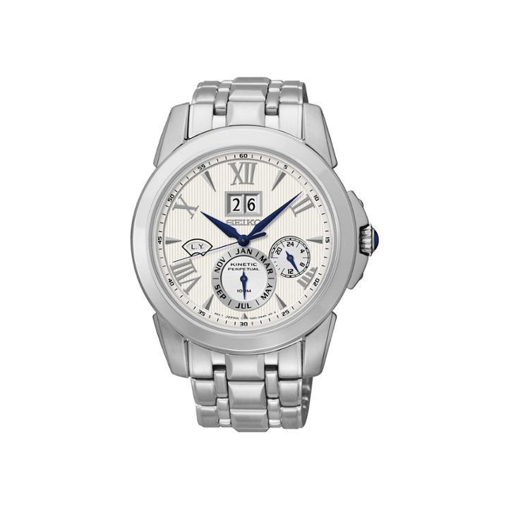 Seiko Le Grand Sport Mens Silver-tone Chronograph Watch Snp065