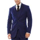 Jf J. Ferrar Bright Blue Stretch Suit Jacket - Classic