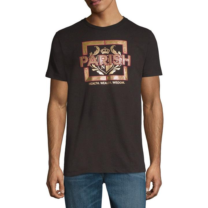 Parish Short Sleeve Bordered Graphic T-shirt