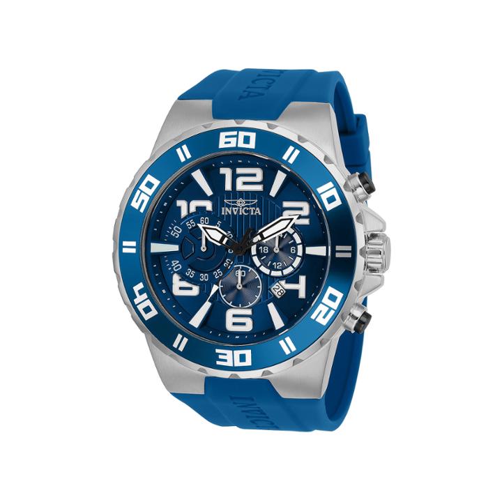 Invicta Blue Dial Mens Blue Strap Watch-24669