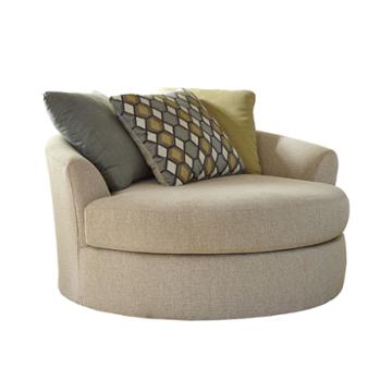 Signature Design By Ashley Casheral Oversized Swivel Accent Chair