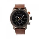 Breed Unisex Brown Strap Watch-brd7205