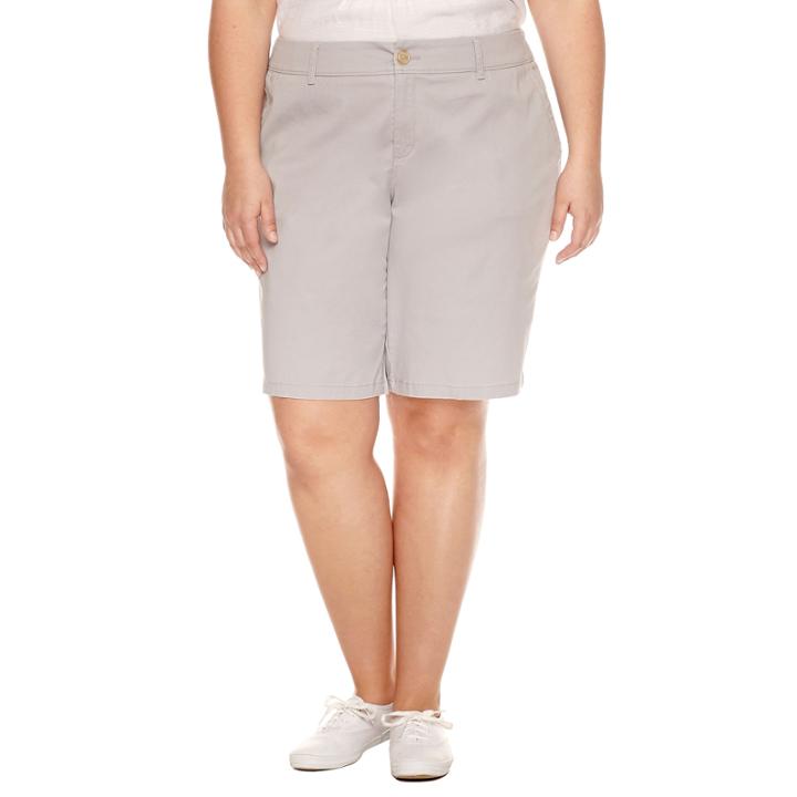 Liz Claiborne Woven Bermuda Shorts