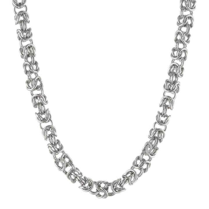 Mens Stainless Steel 18 7mm Byzantine Chain