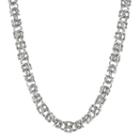 Mens Stainless Steel 18 7mm Byzantine Chain