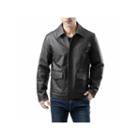 Hero Pebbled Cowhide Leather Blazer Tall