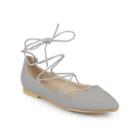 Journee Collection Fiona Lace-up Flats