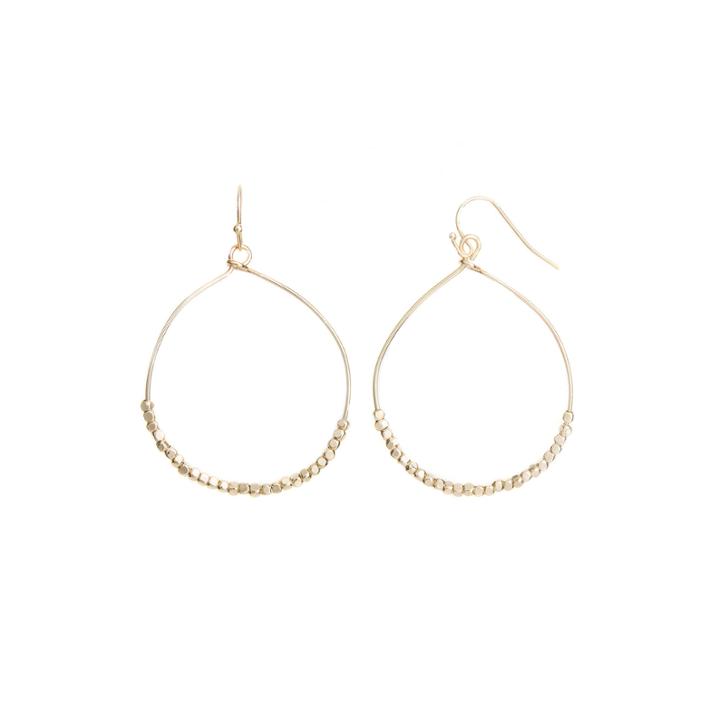 A.n.a Gold-tone Hoop Earrings