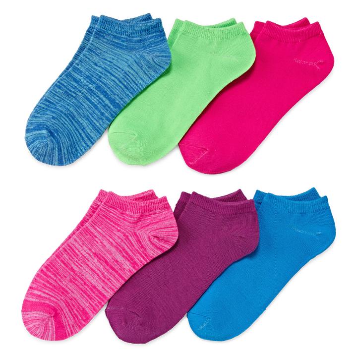 Mixit&trade; 6pk Noncushion No-show Hosiery