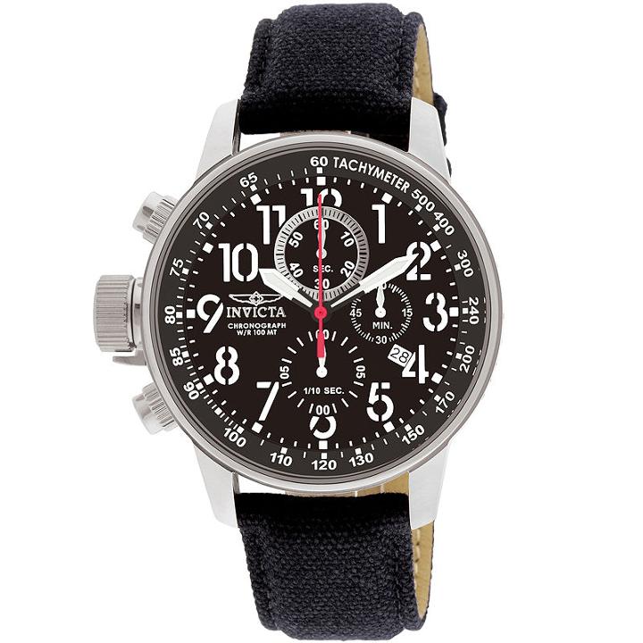 Invicta Lefty Chronograph Mens Black Watch