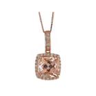 Limited Quantities! 1/6 Ct. T.w. Pink Morganite 14k Gold Pendant Necklace