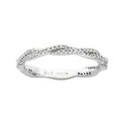 Personally Stackable 1/4 Ct. T.w. Diamond Twist Ring