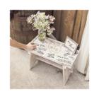 Cathy's Concepts Personalized Heart Rustic Wooden Guestbook Bench