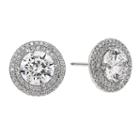 Greater Than 6 Ct. T.w. White Cubic Zirconia 13mm Stud Earrings