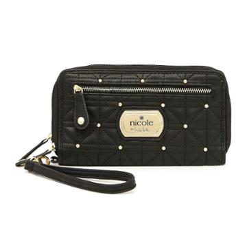 Nicole By Nicole Miller Cara Triple-zip Around Wallet