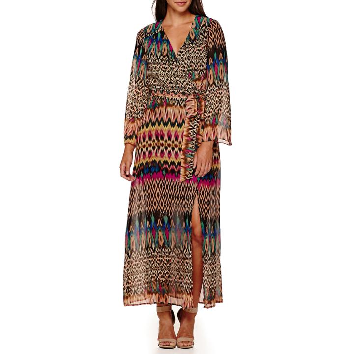 Weslee Rose Bell-sleeve Maxi Dress