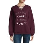 Kinda Care Sweatshirt-juniors