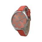 Olivia Pratt Womens Hearts Dial Coral Leather Watch 13942coral