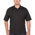 Van Heusen Jacquard Stripe Short Sleeve Polo Shirt Big And Tall