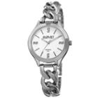 August Steiner Womens Silver Tone Strap Watch-as-8222ss