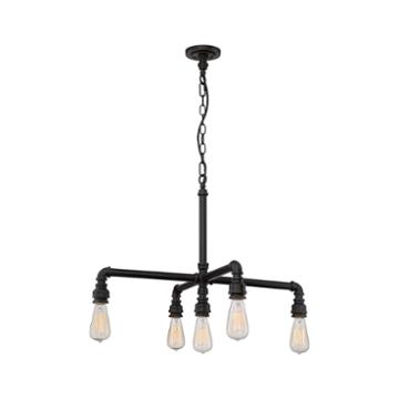 Filament Design 5-light Industrial Bronze Chandelier
