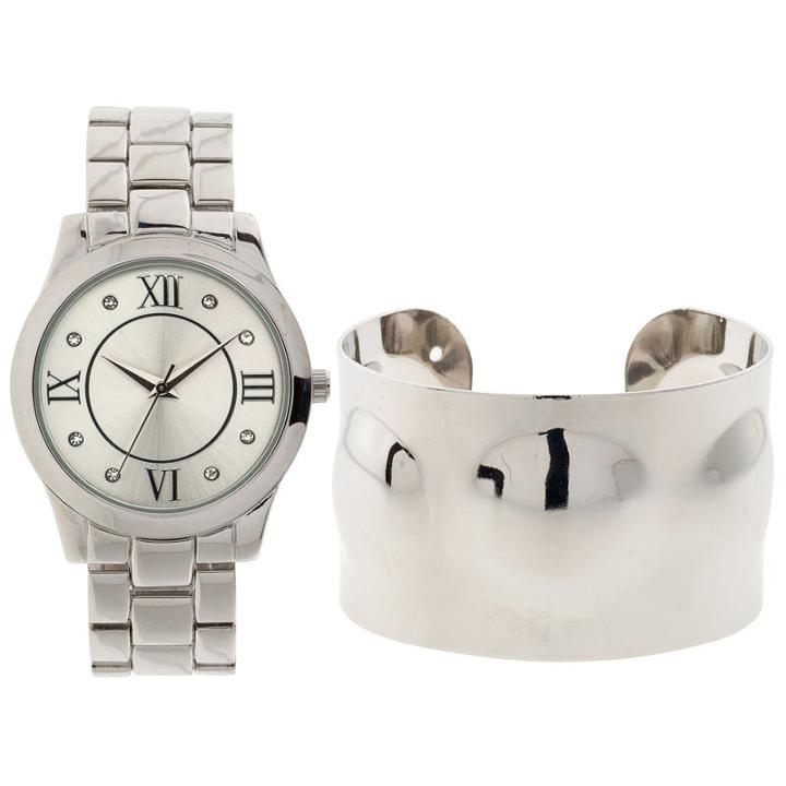 Mixit Womens Multicolor 2-pc. Watch Boxed Set-jcp3022cst