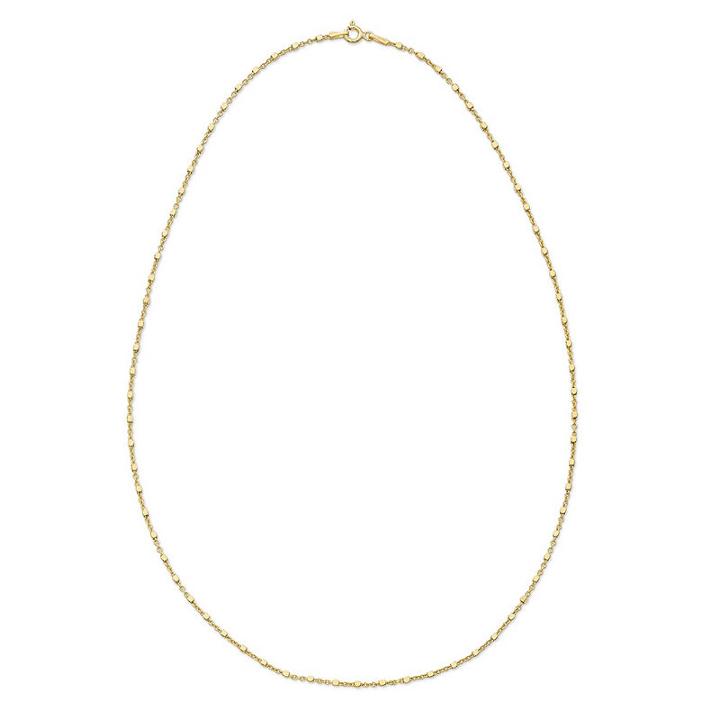 Made In Italy Sterling Silver Gold Over Silver 20 Inch Chain Necklace