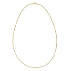 Made In Italy Sterling Silver Gold Over Silver 20 Inch Chain Necklace