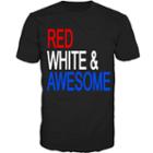 Red White N Awesome Ss Tee