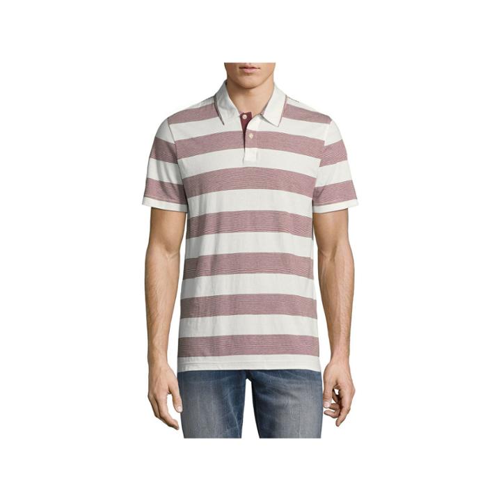 Arizona Short Sleeve Stripe Jersey Polo Shirt