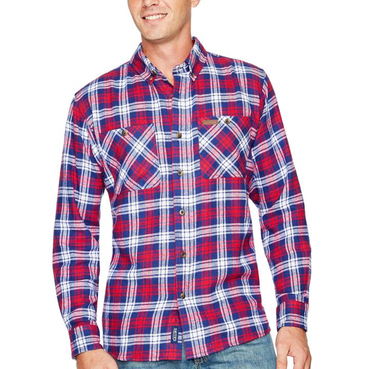 Smith Workwear Long Sleeve Flannel Shirt