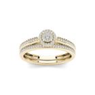 1/4 Ct. T.w. Diamond 10k Yellow Gold Bridal Ring Set