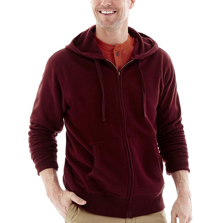 St. John's Bay Full-zip Fleece Hoodie
