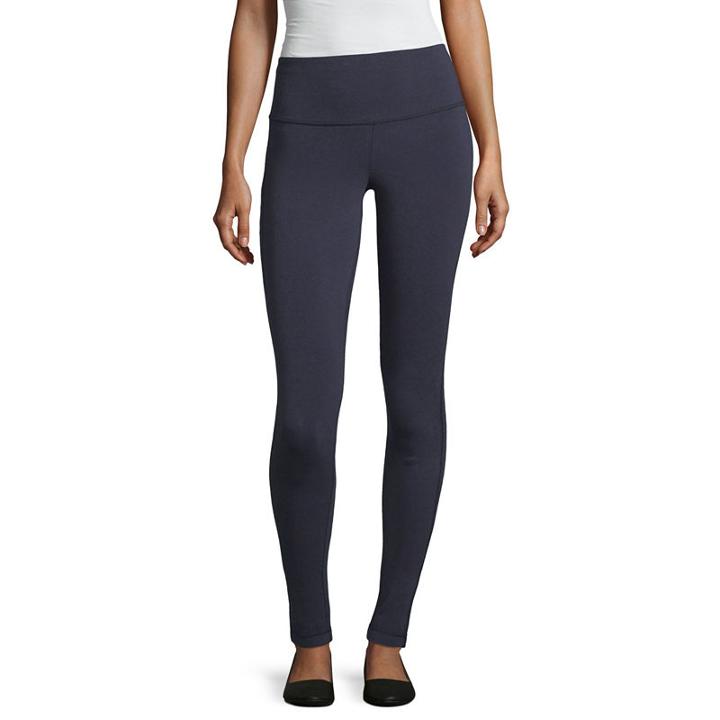 St. John's Bay Active Knit Leggings-petite