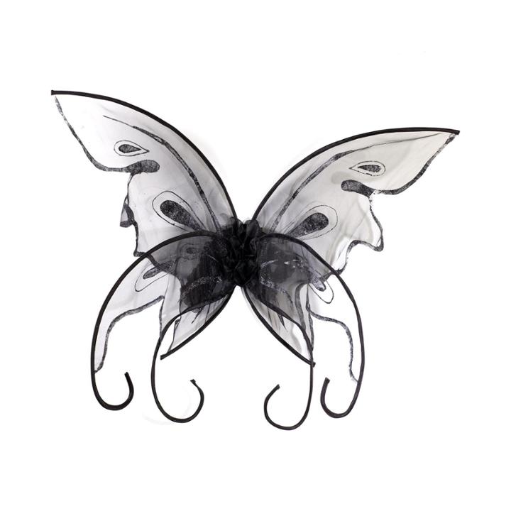 Black Butterfly Wings Womens Dress Up Accessory