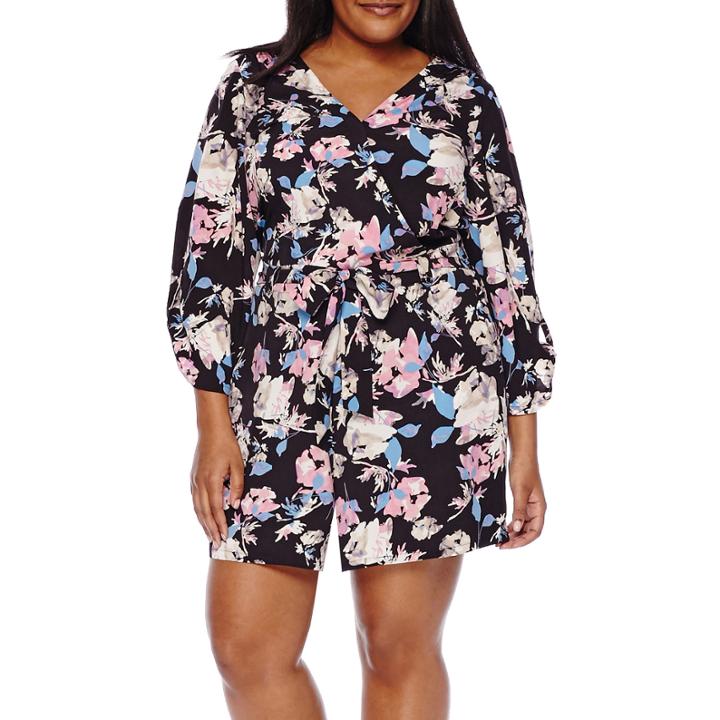 Boutique+ Woven Romper - Plus