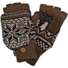 Muk Luks Nordic Fingerless Flip Top Gloves