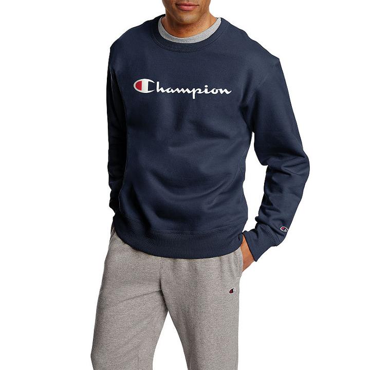Champion Long Sleeve Crew Neck Sweatshirt