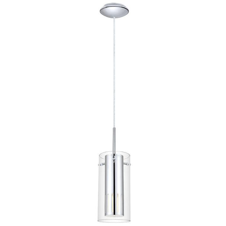 Eglo Pinto 1-light 5 Inch Chrome Mini Pendant Ceiling Light
