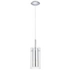 Eglo Pinto 1-light 5 Inch Chrome Mini Pendant Ceiling Light