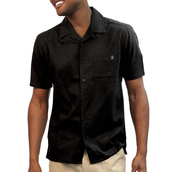 Steve Harvey Short Sleeve Button-front Shirt