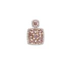 5/8 Ct. T.w. Pink Diamond Multi-shape 18k Pendant