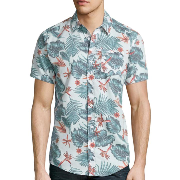Dc Shoes Floral Short-sleeve Woven Shirt