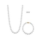 Womens 3-pc. White Pearl 14k Gold Jewelry Set
