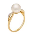 Womens Diamond Accent White 14k Gold Cocktail Ring
