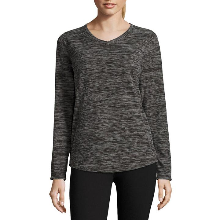 St. John's Bay Active Fleece V-neck - Tall