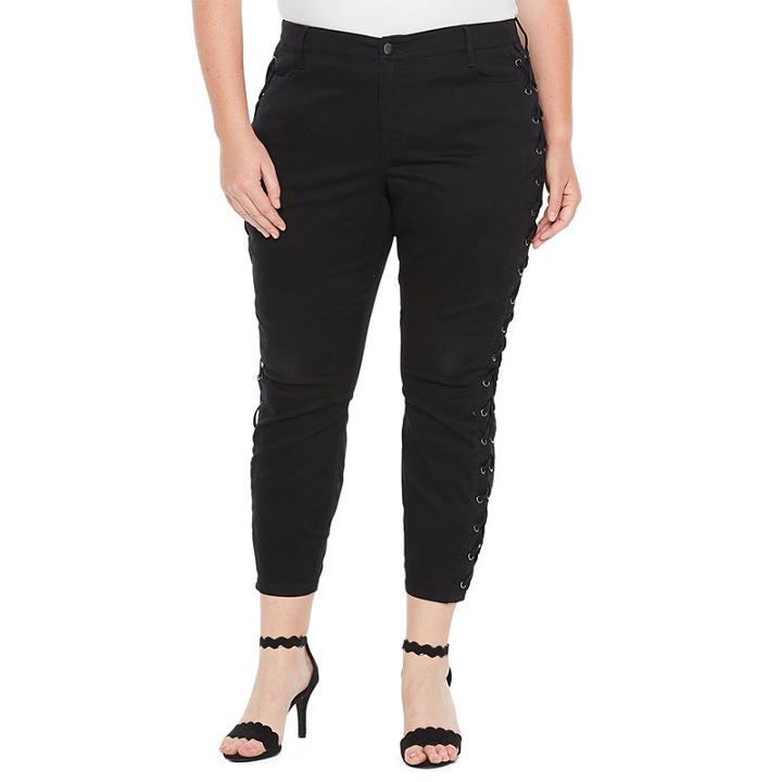 Bold Elements Side Lace Up Jean - Plus