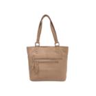 St. John's Bay Leather Top-zip Tote