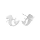 Disney Ariel Sterling Silver Stud Earrings