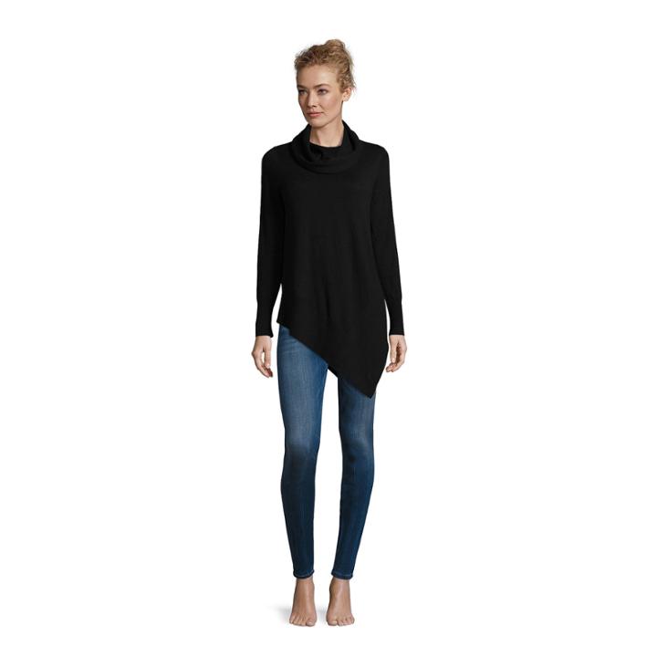 A.n.a Asymmetric Hem Tunic Sweater